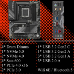 Gigabyte B650 Gaming X AX V2 Specs