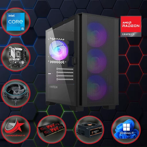 gaming pc rx 7600 8gb