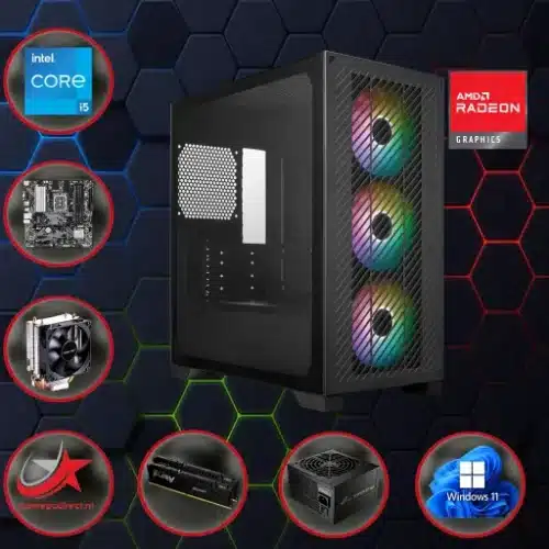 gaming pc i5 12400F RX 9060 XT kopen