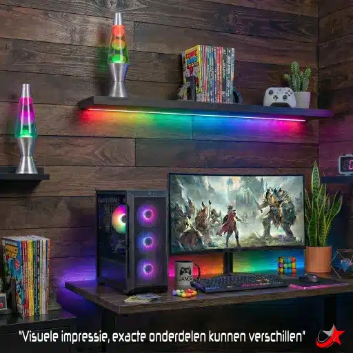 Game PC ELITE PRB1.2 1 ooler Master Game PC Ryzen 5 8400F met DDR5 geheugen en RTX 5050