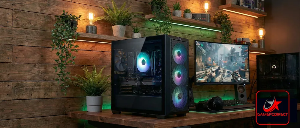 Elite PRB2.1 Game Room Game PC ELITE PRB2.1 RTX 5060 Gaming PC in Cooler Master behuizing