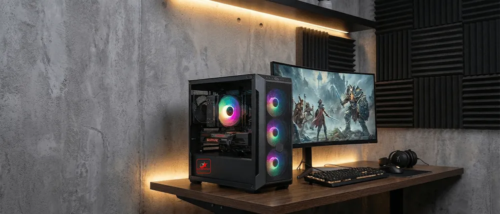 Game PC ELITE PRB3.1 RX 9060 XT Gaming PC met 16GB videogeheugen