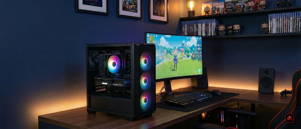 Game PC ELITE PRB4.1 RTX 5060 Ti Gaming PC met Cooler Master behuizing