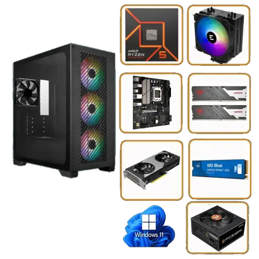 Budget Game PC RTX 5060 Ti 16GB