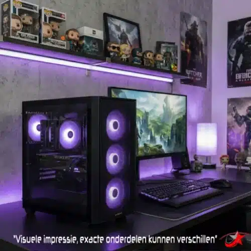 Hunter III Game PC Ryzen 7 9700X met RTX 5070 Ti en Luchtkoeling