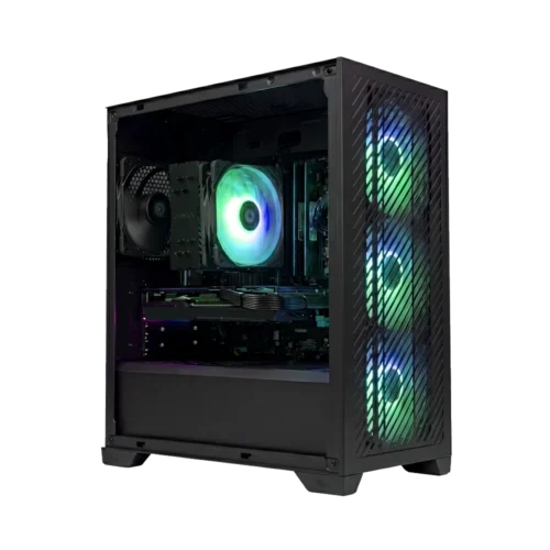 gaming pc ryzen 7 8700F en RTX 5060 Ti met argb verlichting