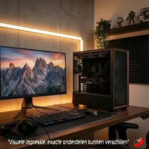 Flux Game PC Ryzen 7 7800X3D RTX 5070 met Arctic 360mm waterkoeling zonder RGB