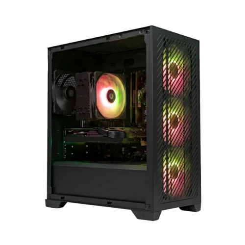 game pc rtx 5060 ti en ryzen 5 met argb verlichting