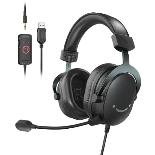FIFINE AmpliGame H9 Gaming Headset | 3.5mm & USB met 7.1 Surround