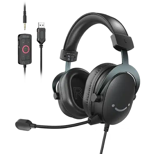 FIFINE AmpliGame H9 Gaming Headset | 3.5mm & USB met 7.1 Surround