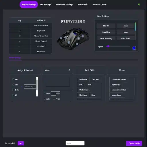 FURYCUBE G11 Gaming Muis 2 FURYCUBE G11 Gaming Muis - Afbeelding 2