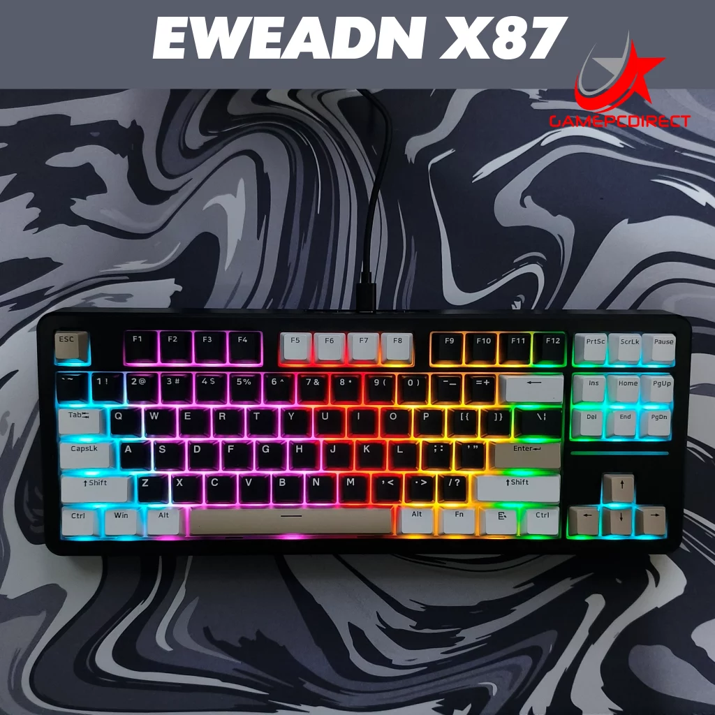 EWEADN X87 Mechanical Keyboard (Black)