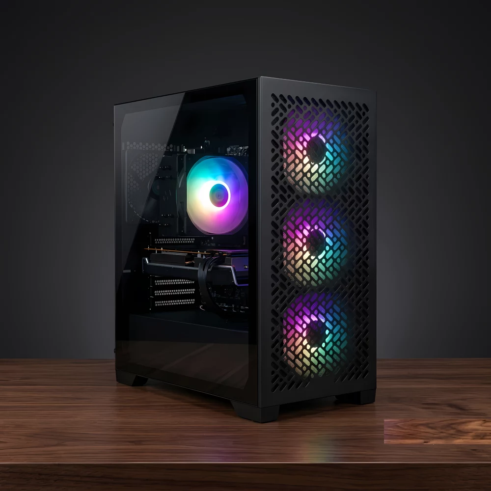 GamePCDirect Ranger Neo 8700F 1 gaming pc ryzen 7 8700F en RX 9060 XT met argb verlichting