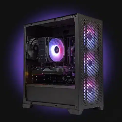 Elite Gaming PC met ARC B570 10GB ARGB verlichting