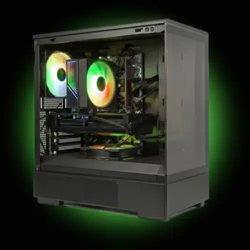 Game PC met RTX 5060 Ti 8GB in Fishtank behuizing met aanpasbare argb