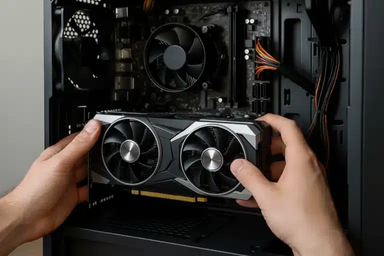 gaming PC building assembly