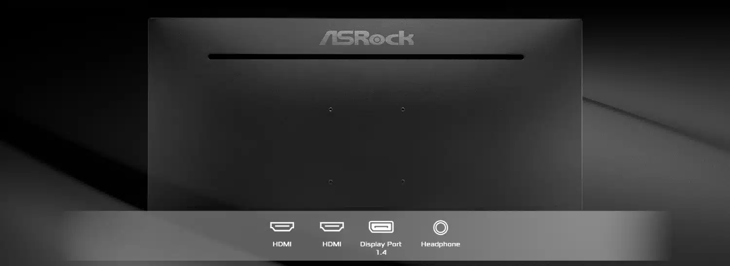 ASRock Phantom Gaming PG27FFS1A 27 inch 240Hz Gaming Monitor Aansluitingen