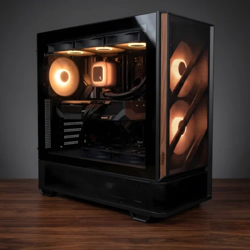 Game PC met RX 9070 GRE met argb verlichting