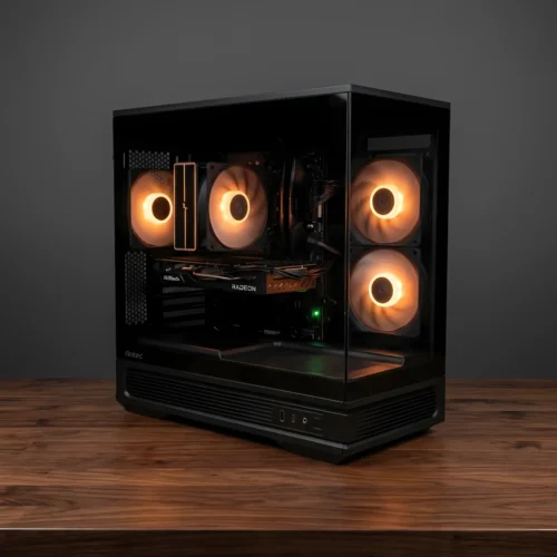 GamePCDirect Player game pc met Ryzen 7 7700 en RX 9060 XT 16GB in Antec C2M behuizing