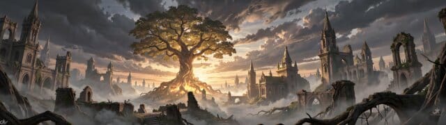 Golden Tree 5120x1440