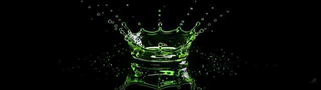 Green Crown Splash 5120x1440