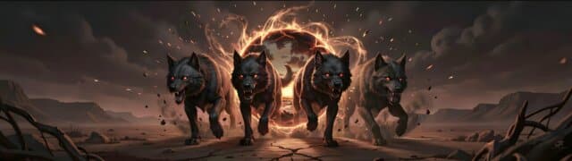 Hellhound Horde 5120x1440