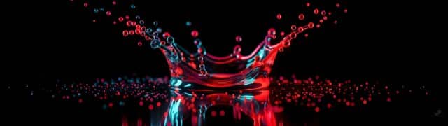 RedCyaan Neon Splash 5120x1440